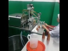 Semi Auto Two Heads SS316 Pharmaceutical Filling Equipment 40BPM